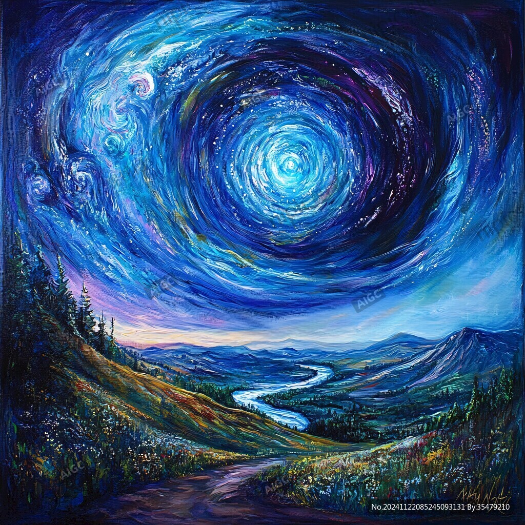 银河立体画