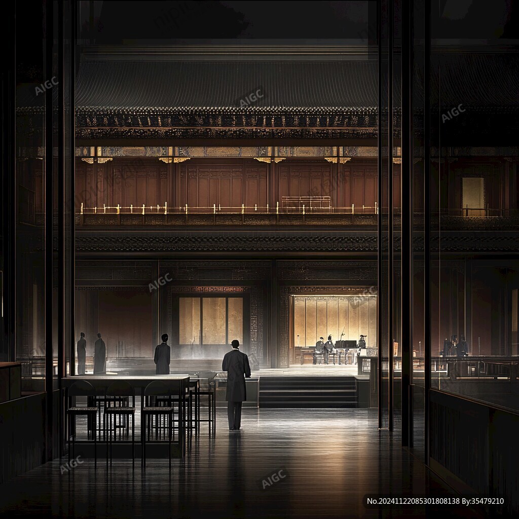大礼堂插画