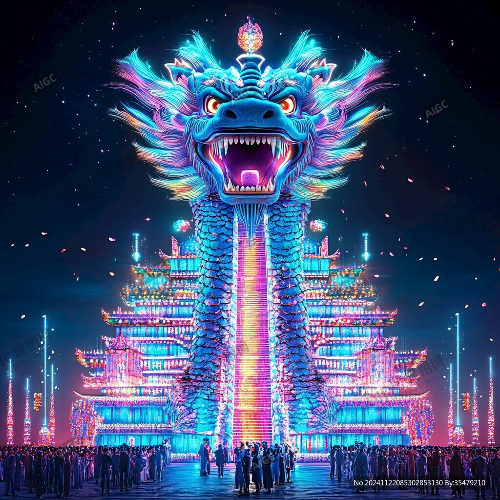 横琴插画