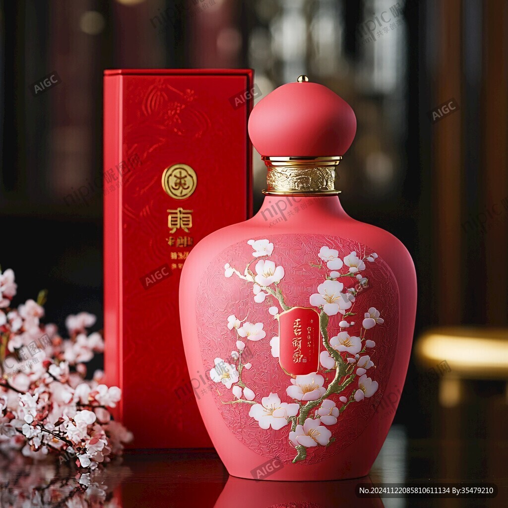 桃花酒包装