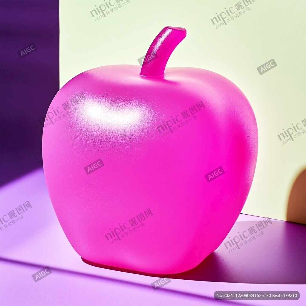 lowpoly苹果