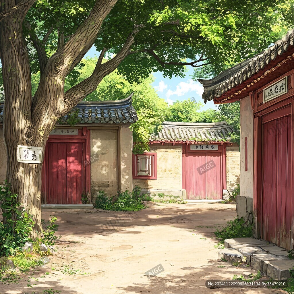 胡同院门