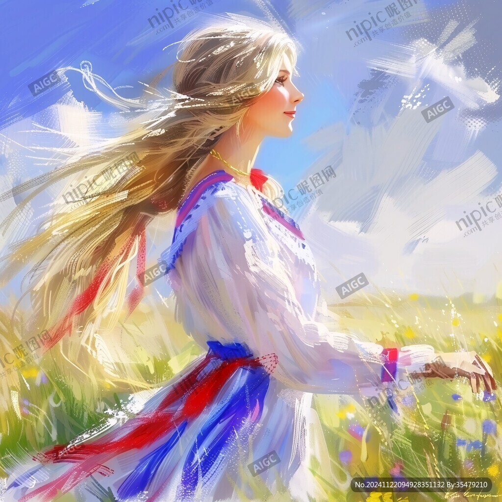 风美女插画
