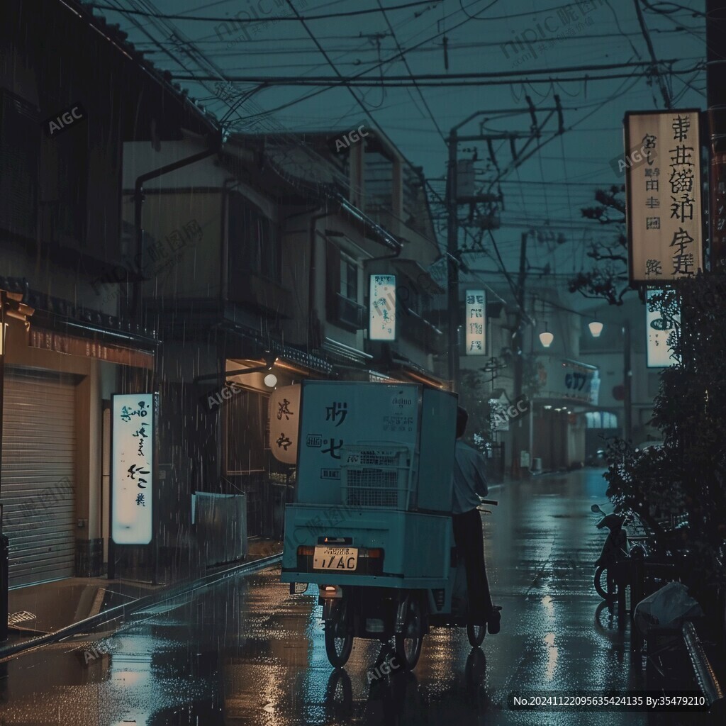 夜景梅雨季