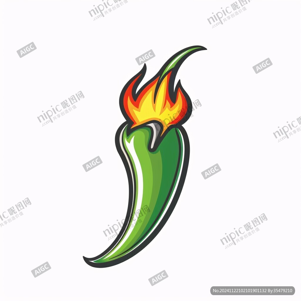 辣椒卡通logo