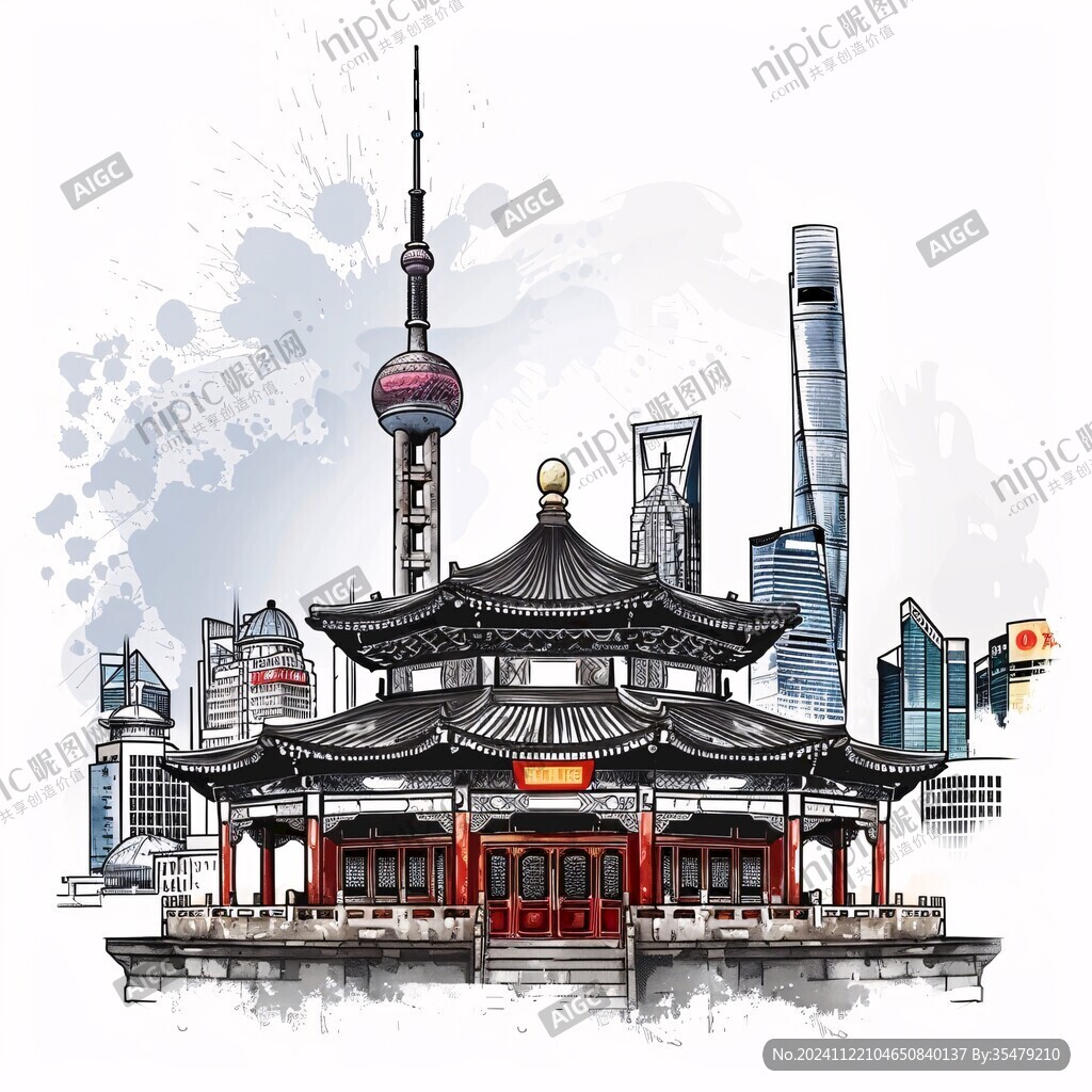外滩手绘