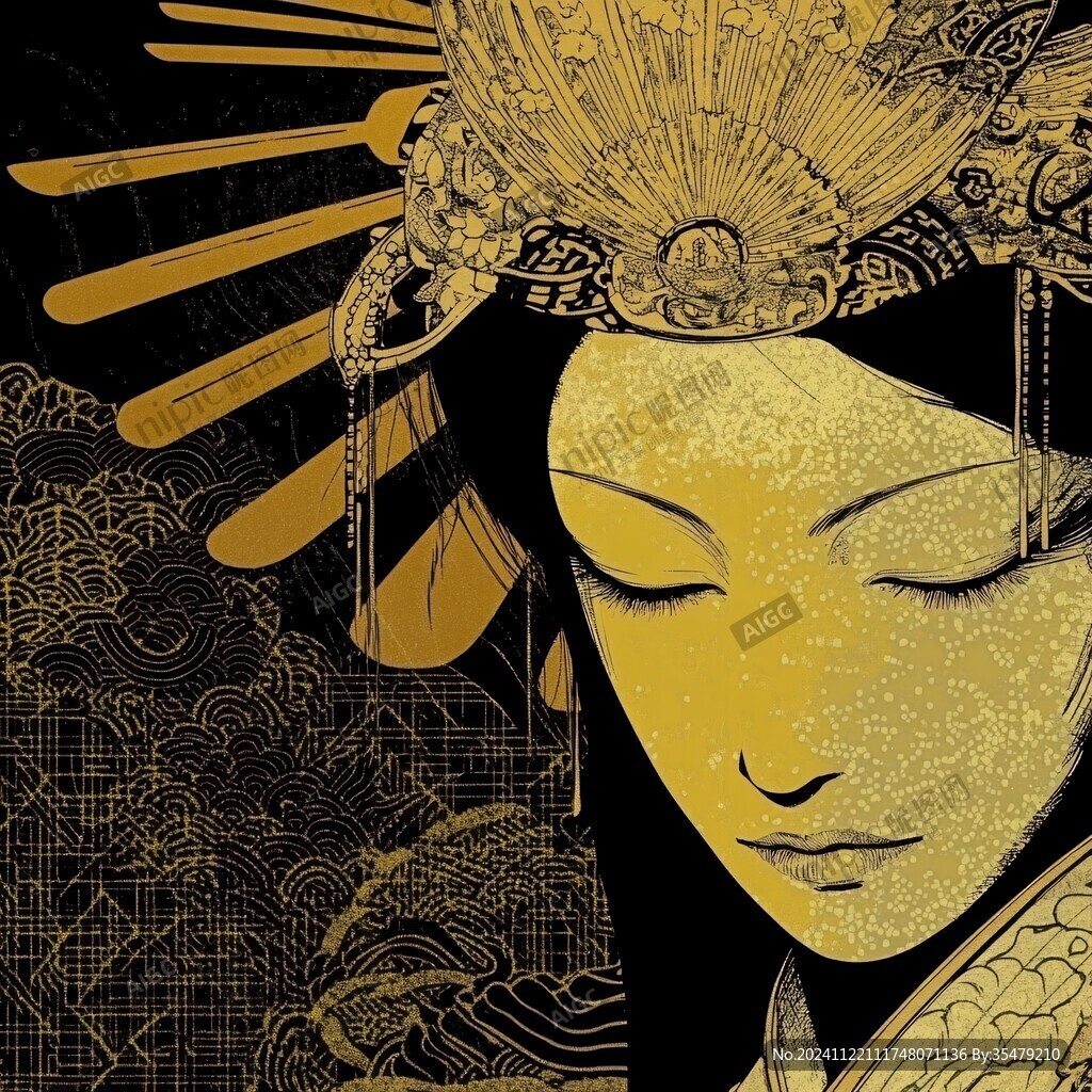 妈祖插画设计