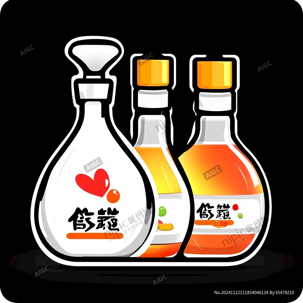 卡通瓶logo
