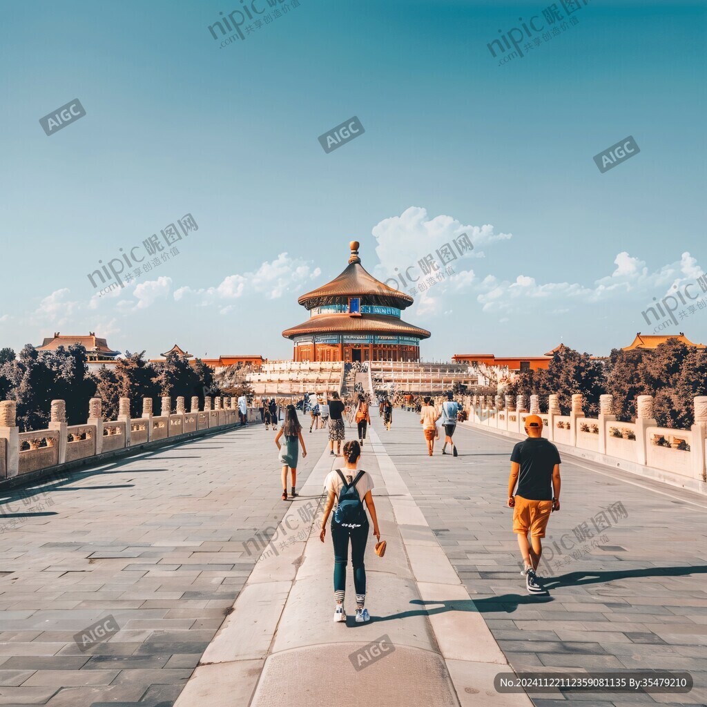 故宫的游人游客