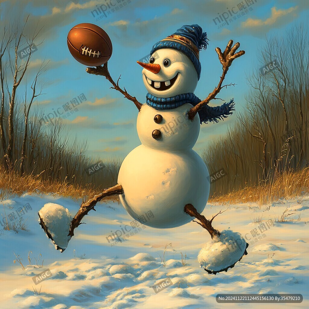 3d雪人