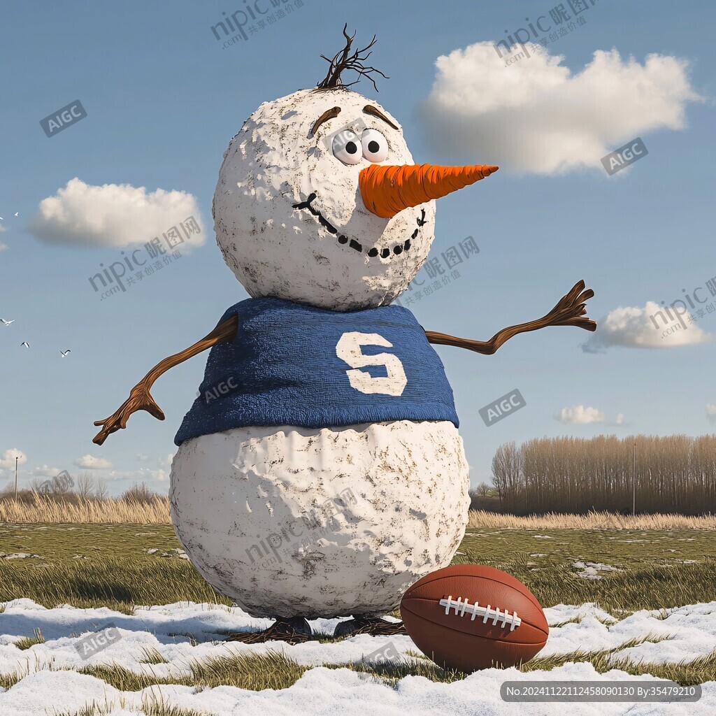 3d雪人