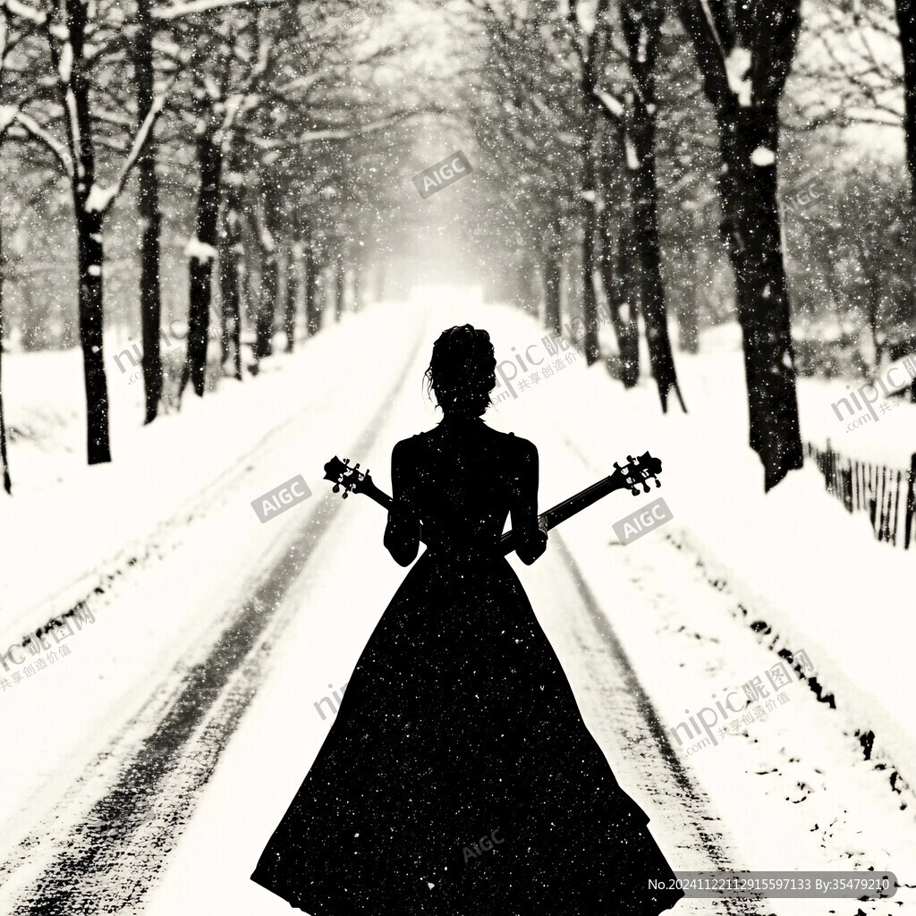 转身离开雪