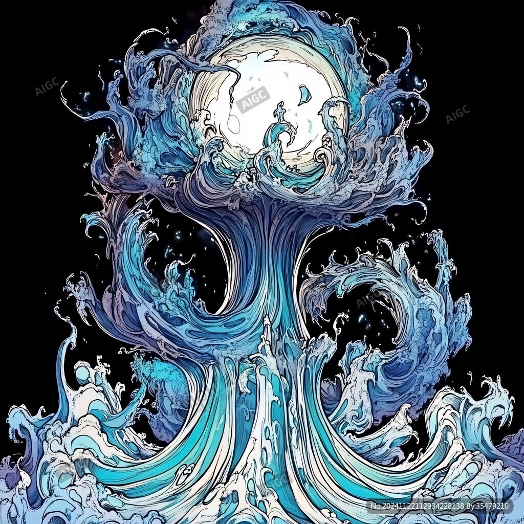 乘风破浪包装插画