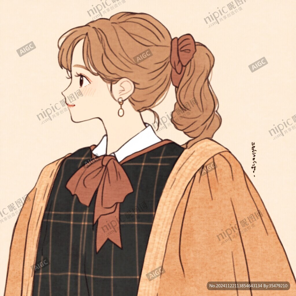 闺蜜插画头像