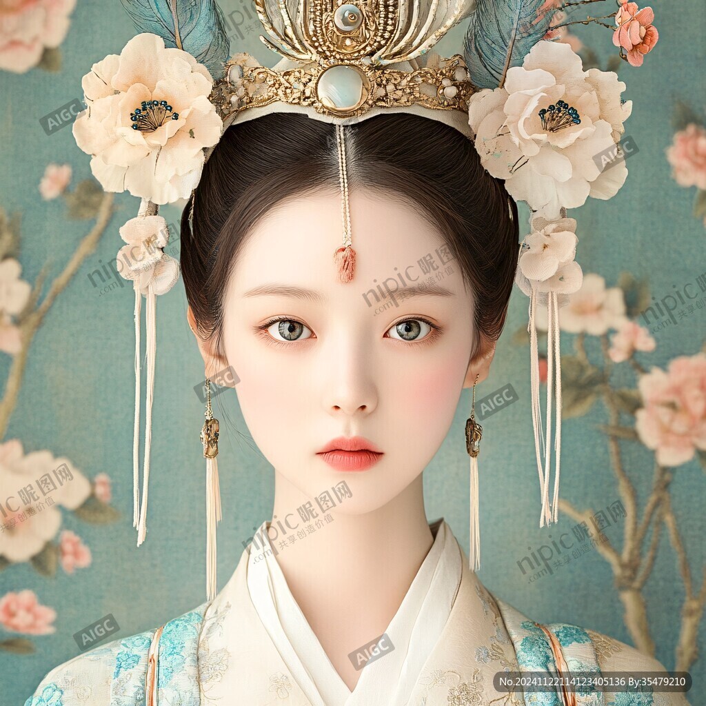 汉服秀禾装饰