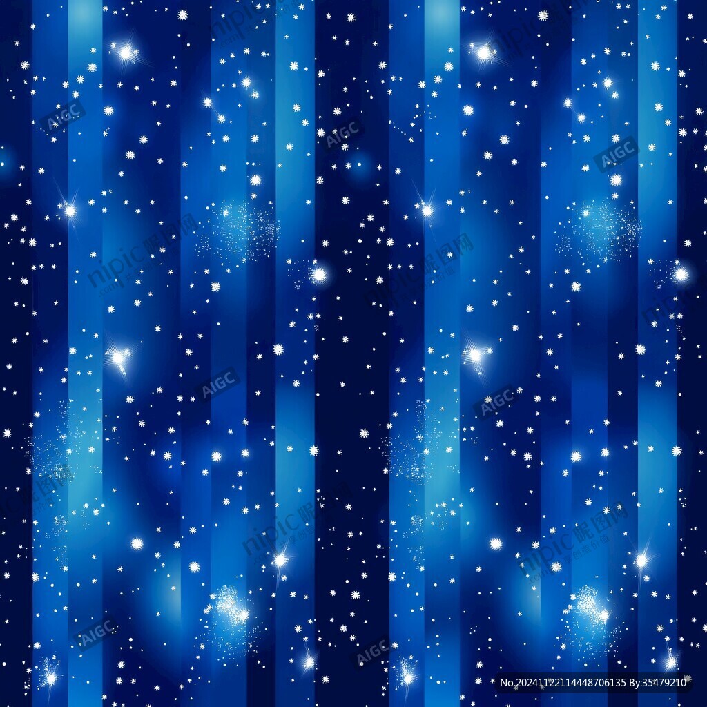 深蓝色星光点点