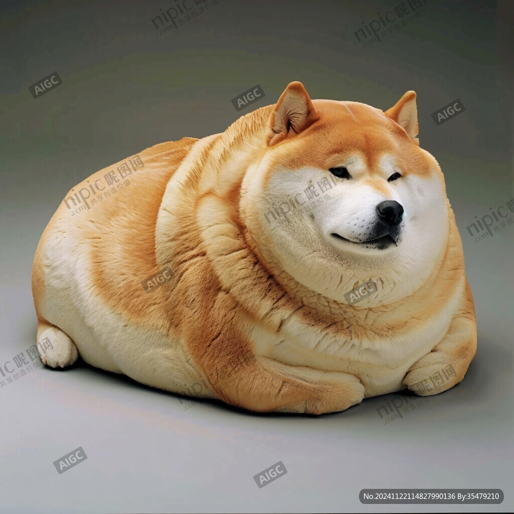 肥胖的狗狗