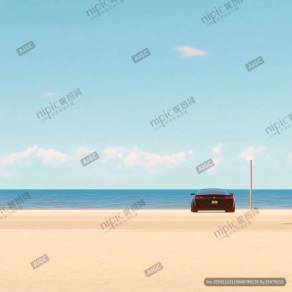 海边与车
