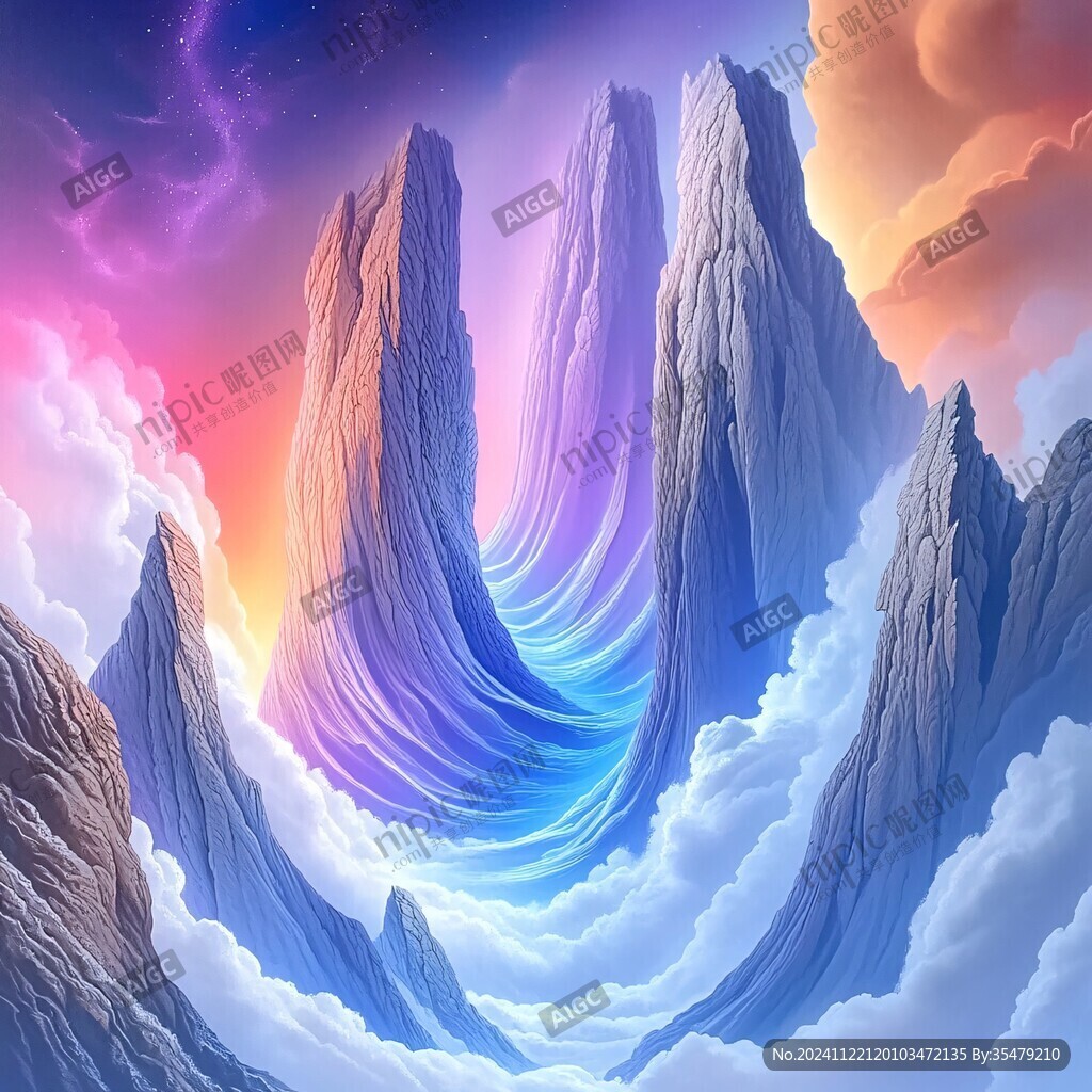幻彩艺术山水风景