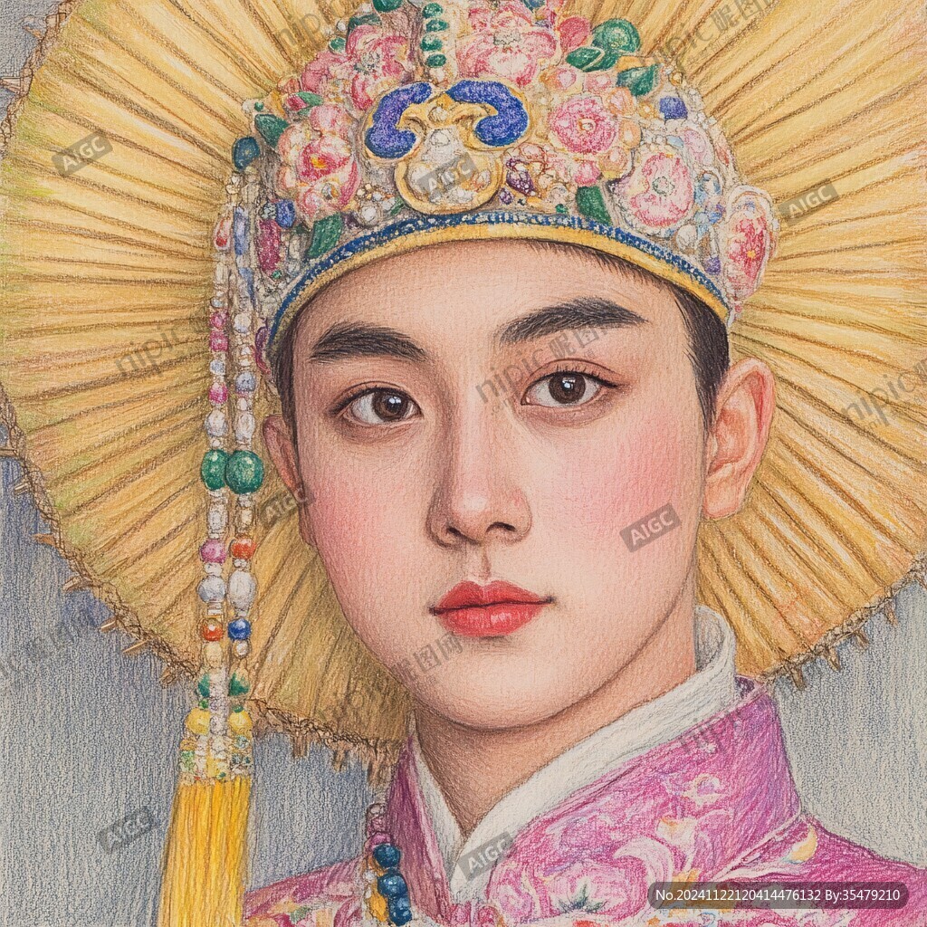 工笔戏曲人物