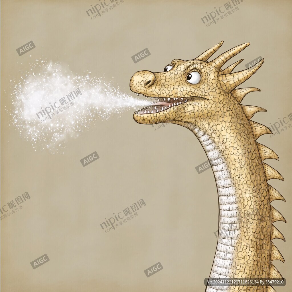 微信移动端卡通龙素材