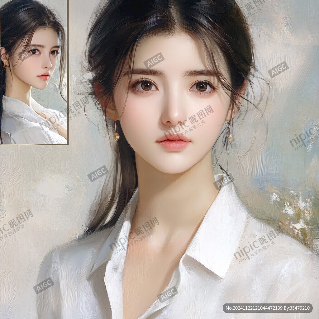写实人物插画