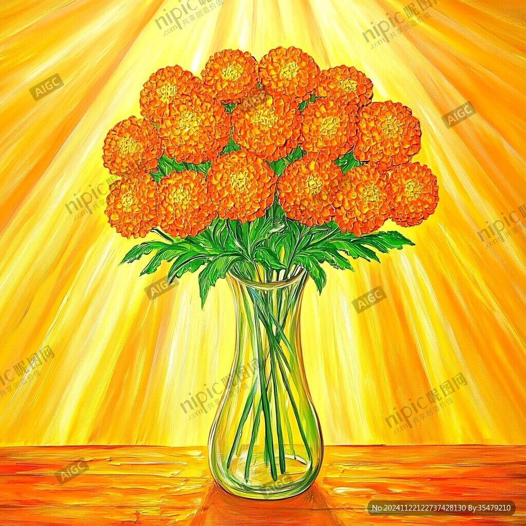 花瓶向日葵