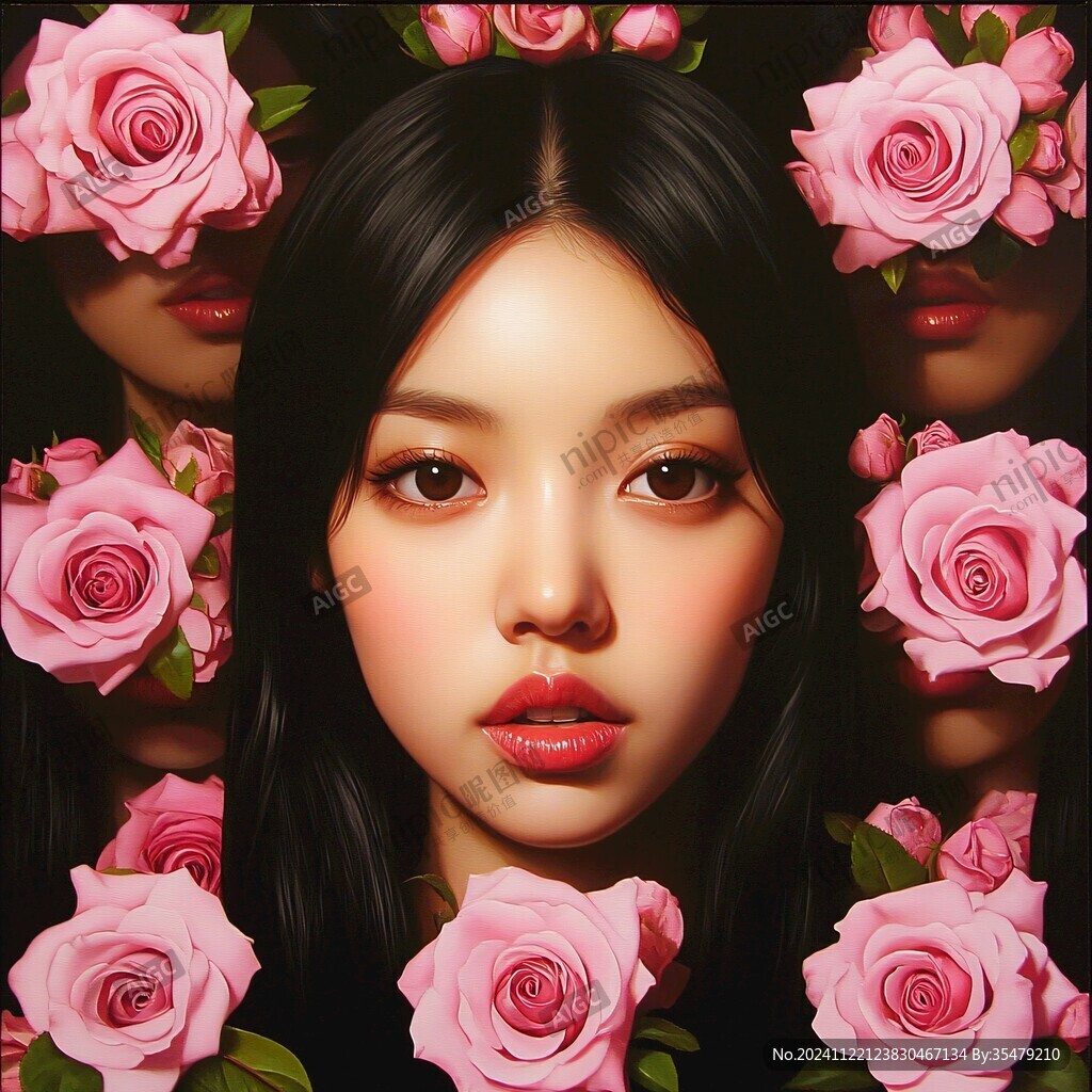 写实人物插画