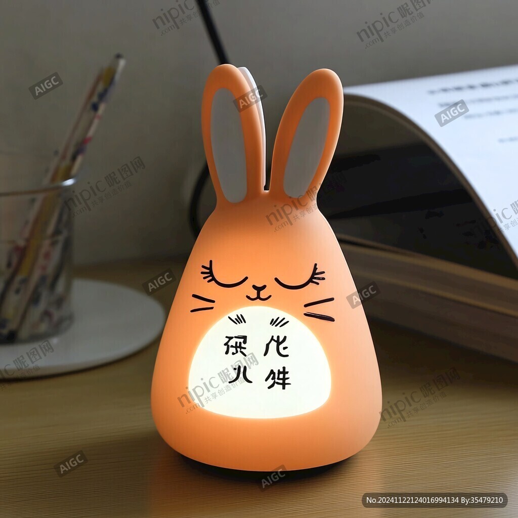 小兔小夜灯