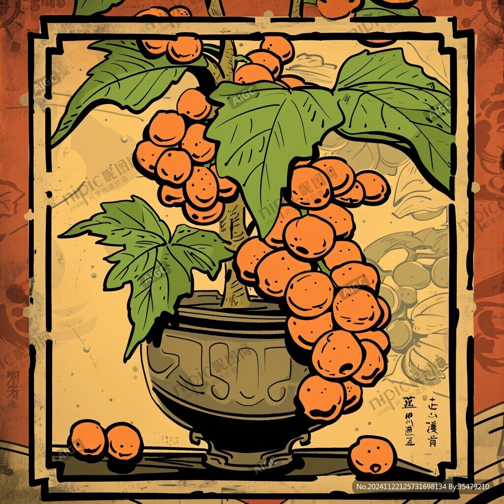 巴戟天插画
