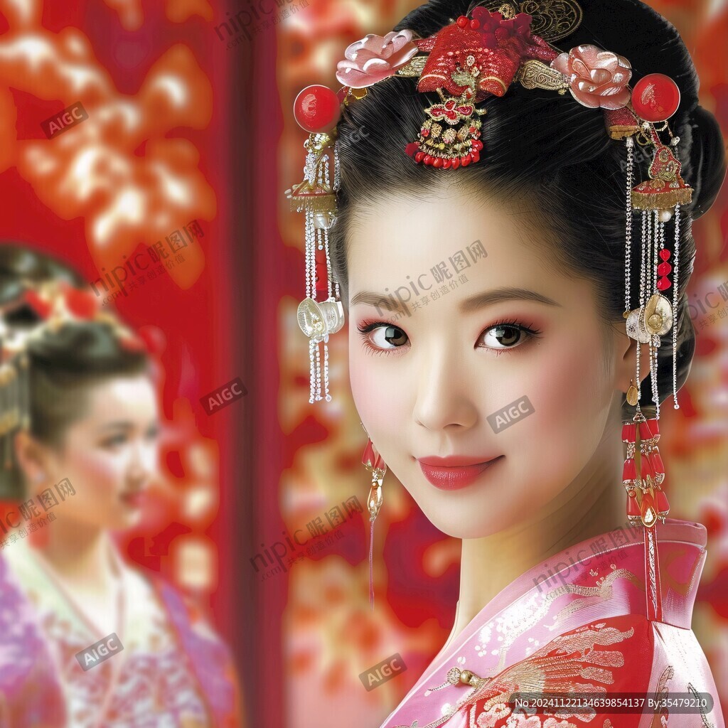 古典美女壁纸