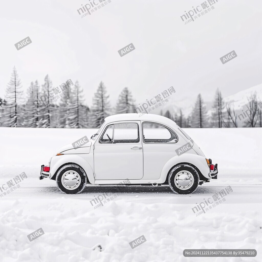 白色小汽车