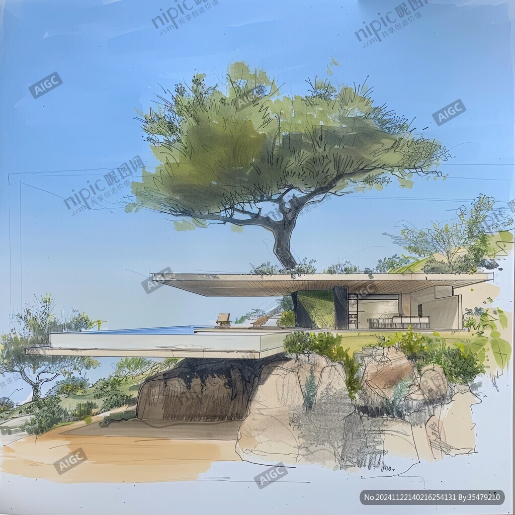 意大利悬浮岛设计