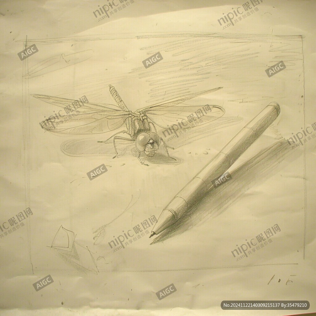 铅笔素描画