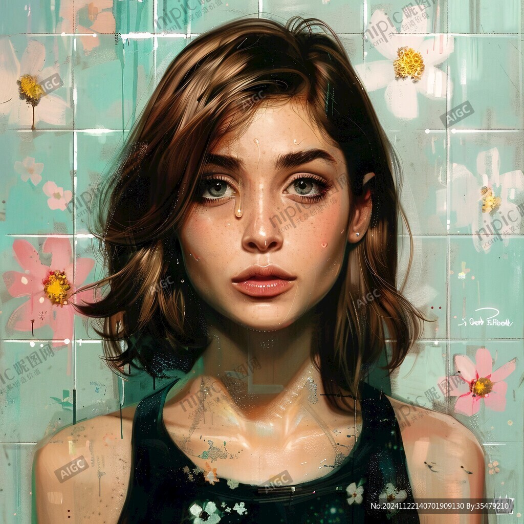 写实人物插画