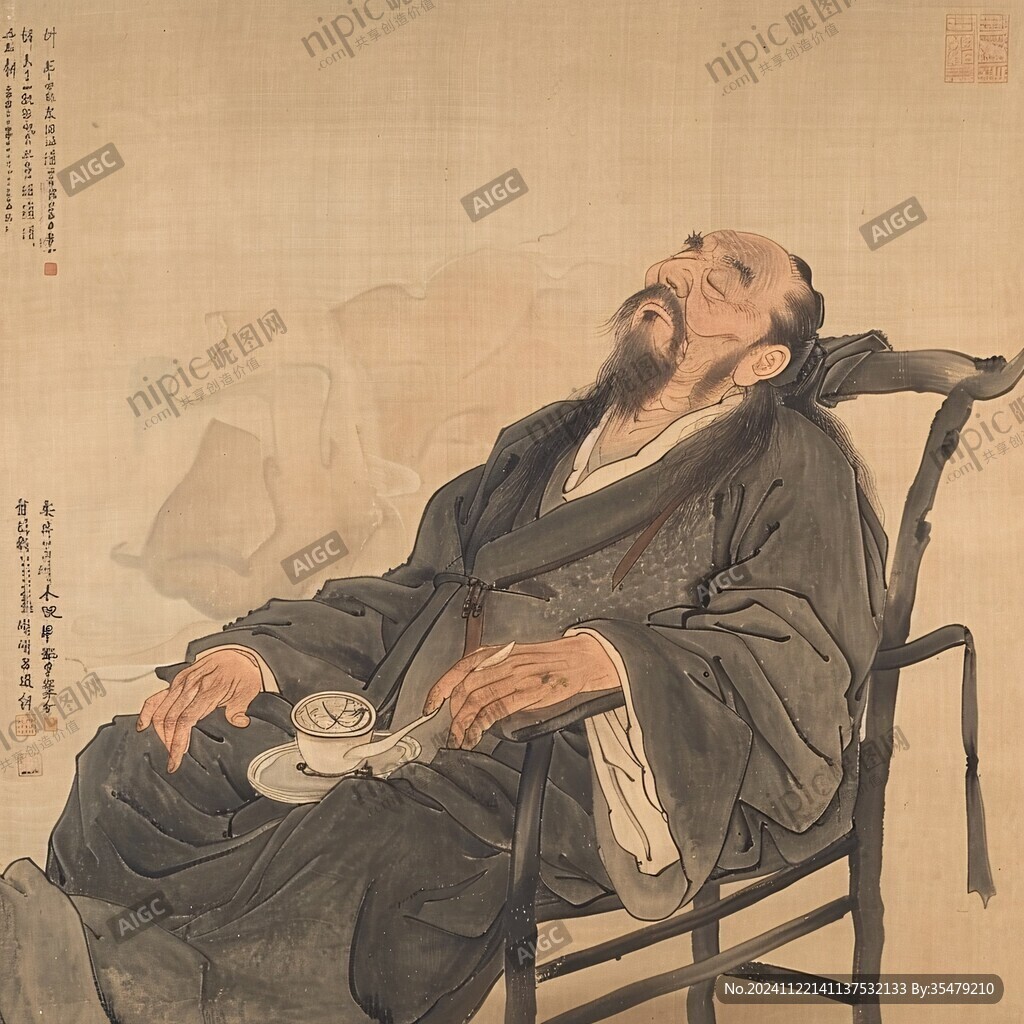 古代人物喝茶
