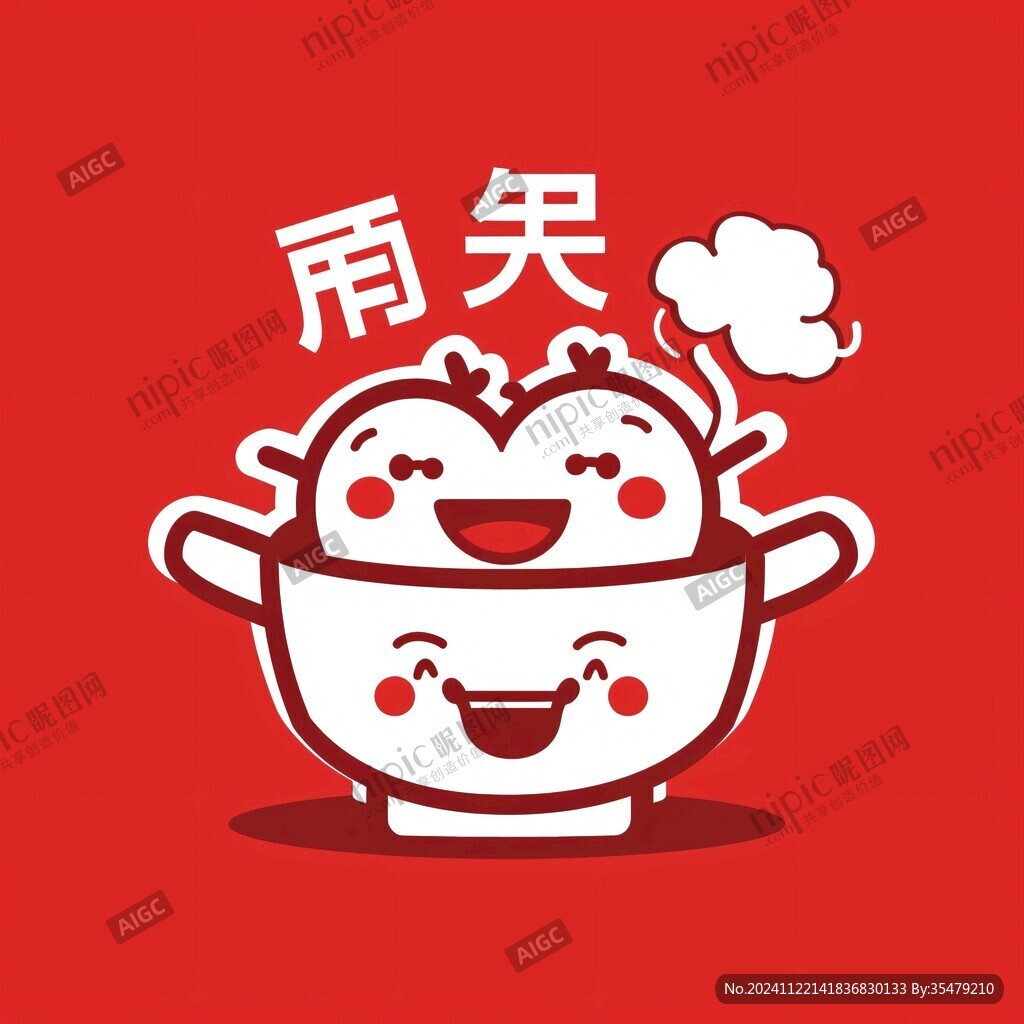 嗦粉卡通logo