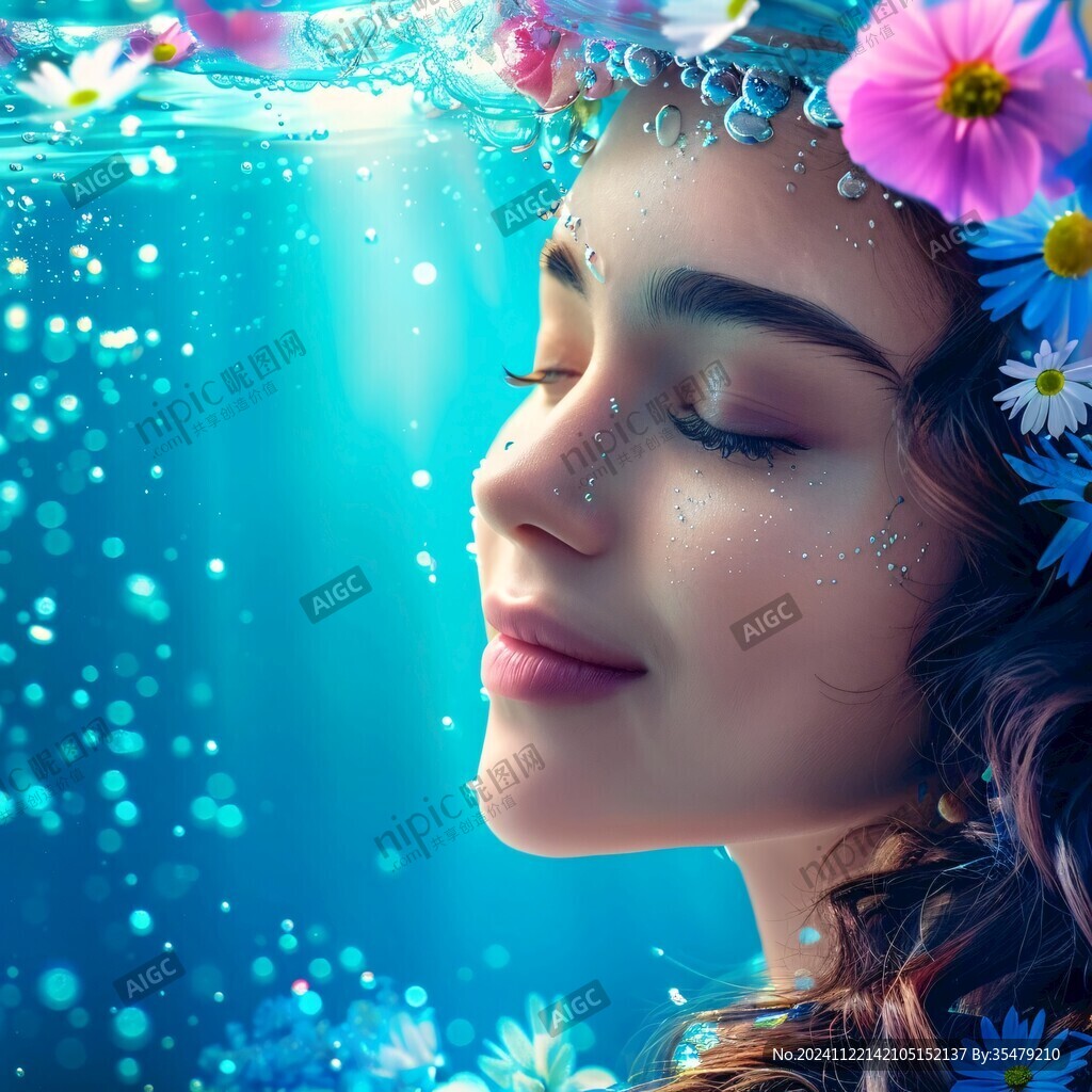 海底世界唯美女孩