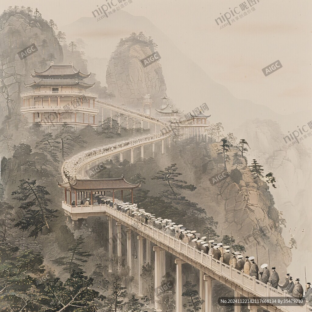 九华山装饰画