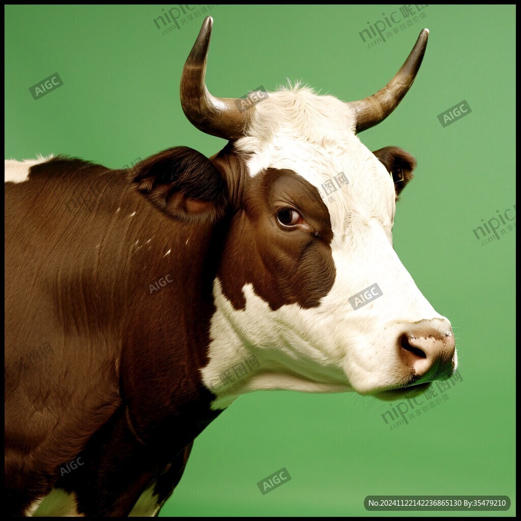 奶牛面部高清图片