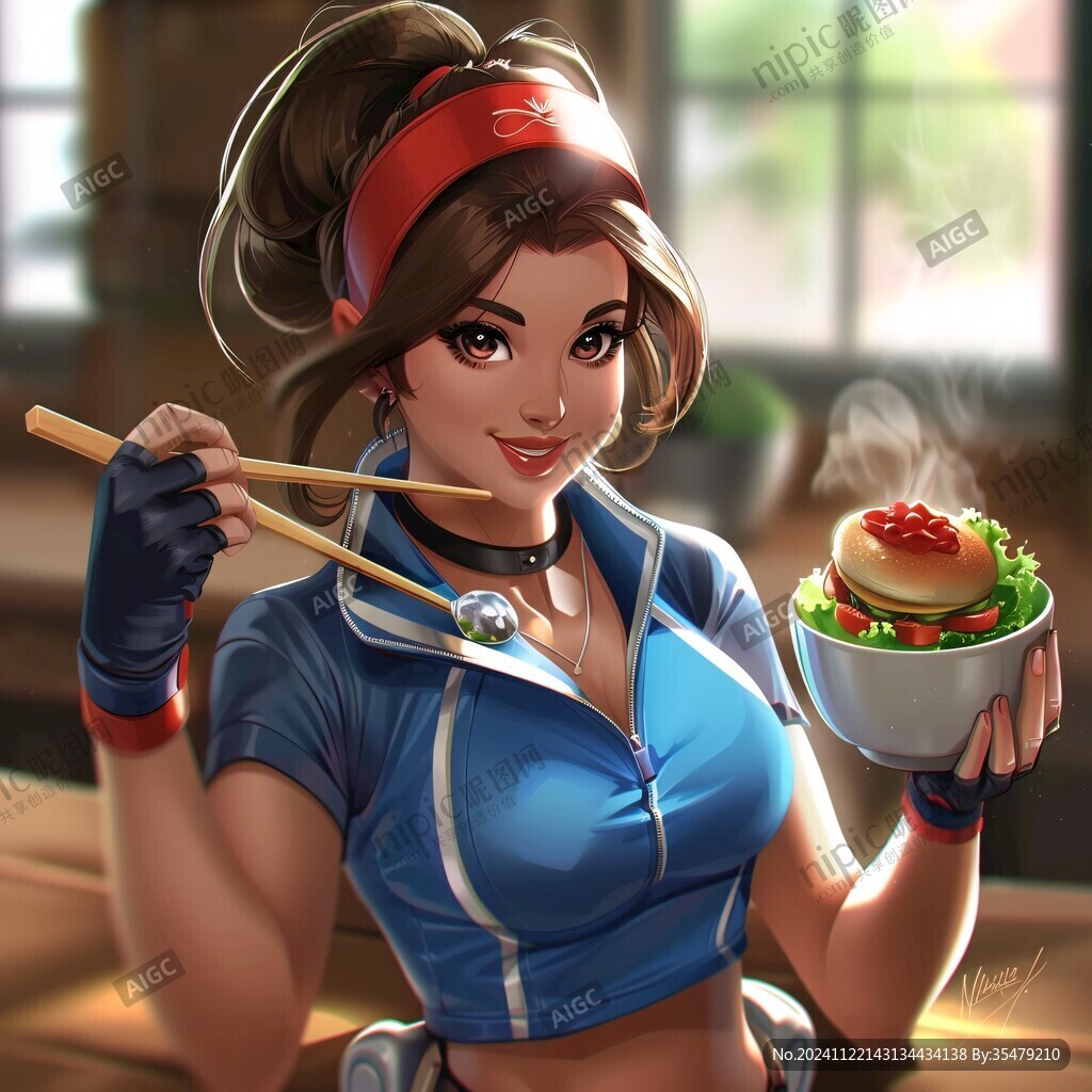 动漫女厨师