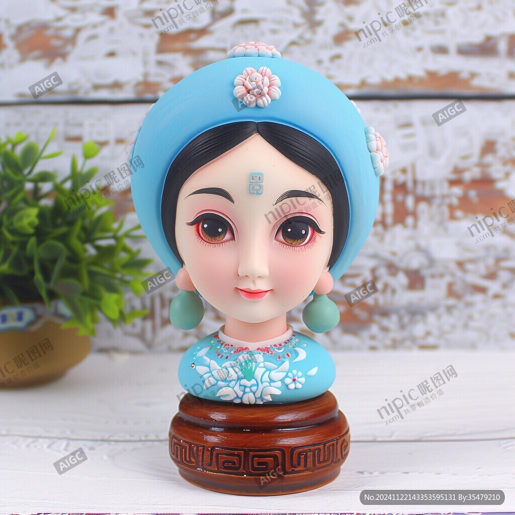 面塑大头娃娃
