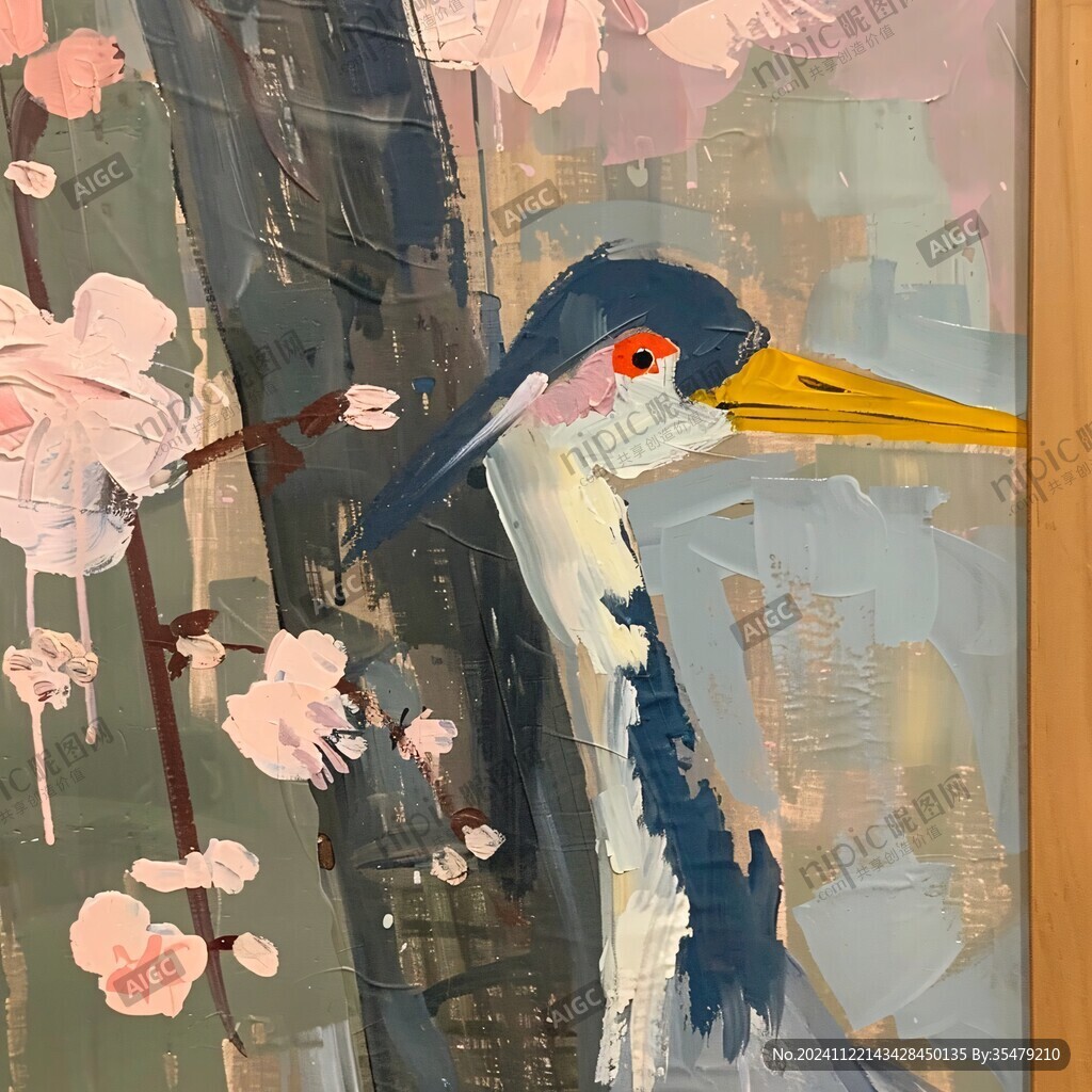 鸟插画创作