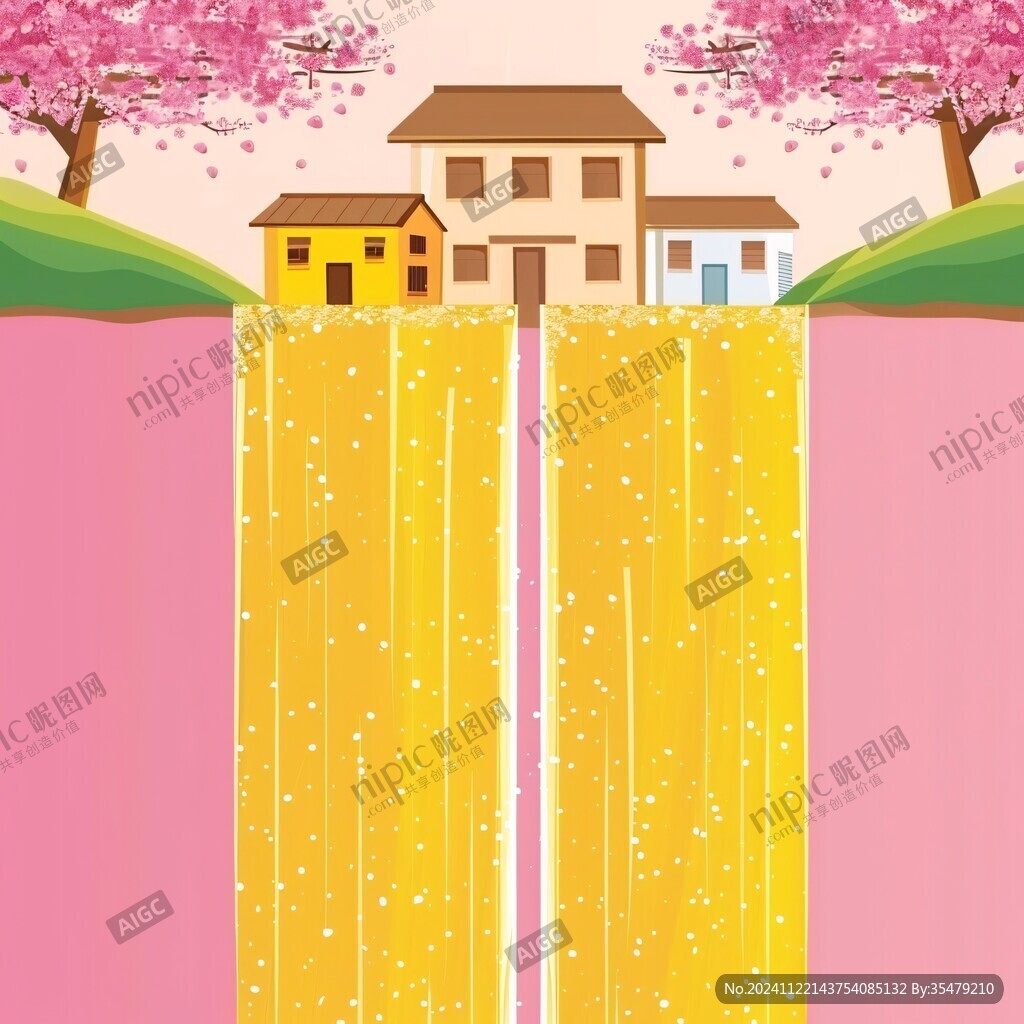 粉色地产背景建筑背景