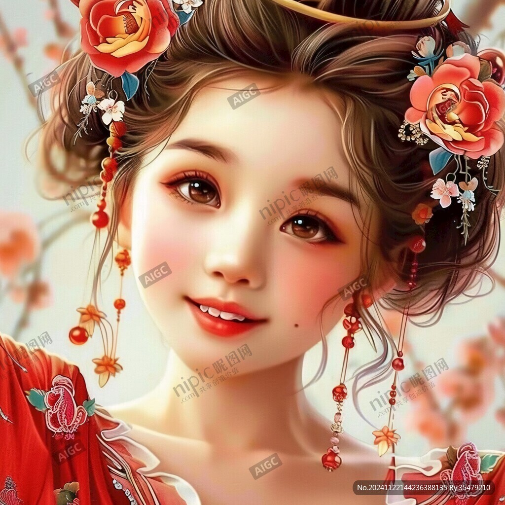 写实人物插画