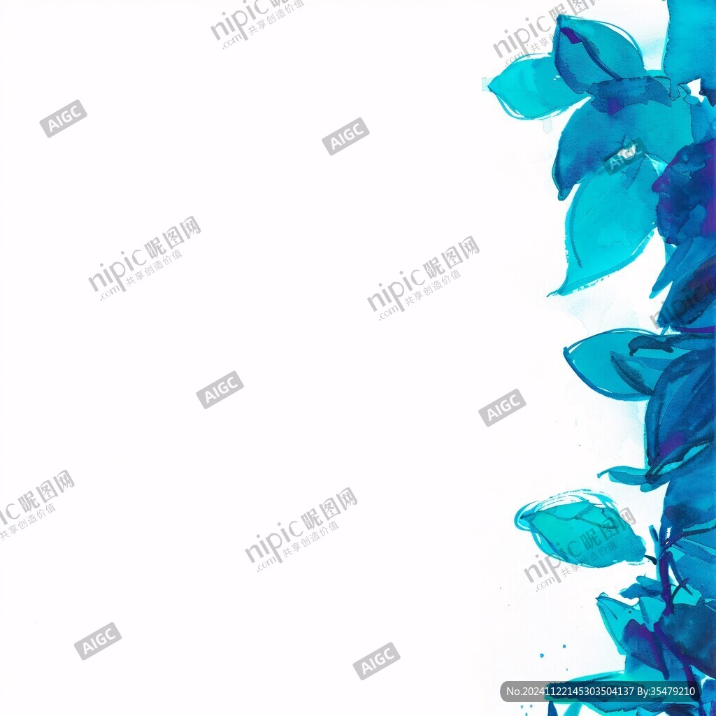 唯美树叶边框