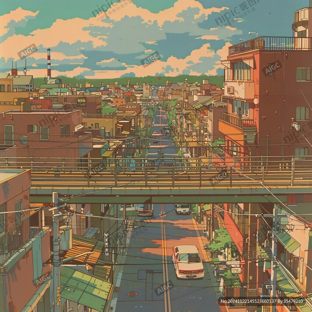 插画街道