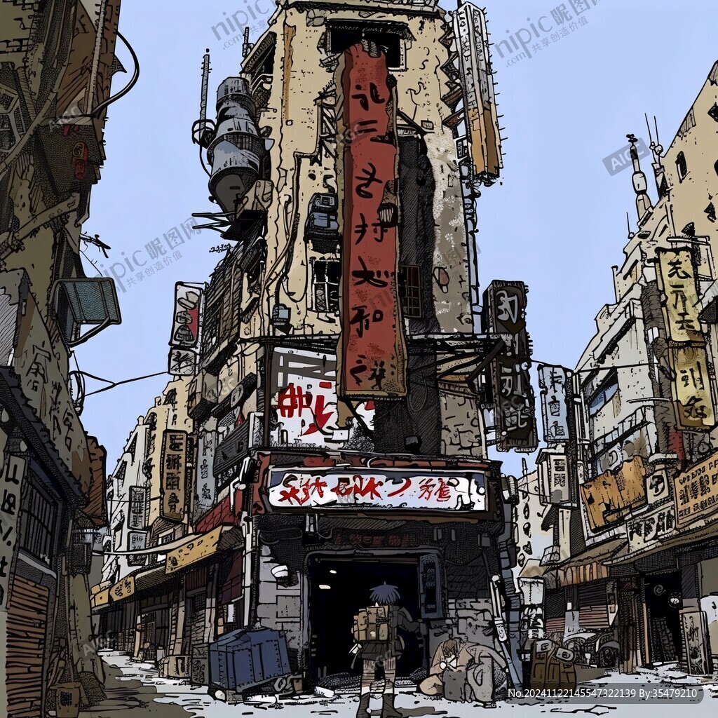 庙街手绘