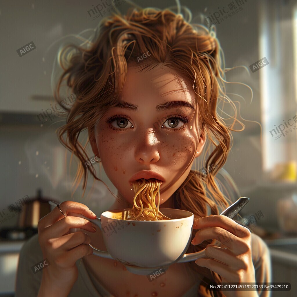 写实人物插画