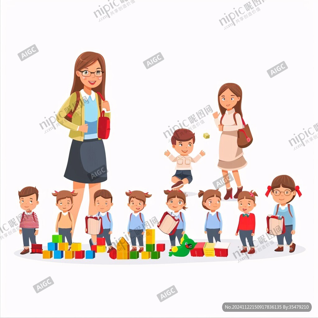 卡通幼师